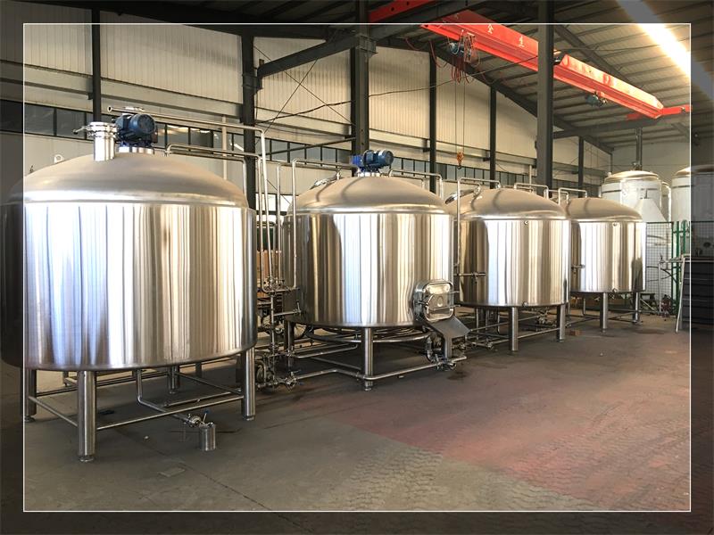中小型精酿啤酒厂设备2.5吨4器糖化设备